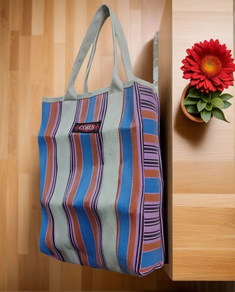 Recycled Nylon Shopping Bag – Eco-Friendly, Durable & Foldable Tote